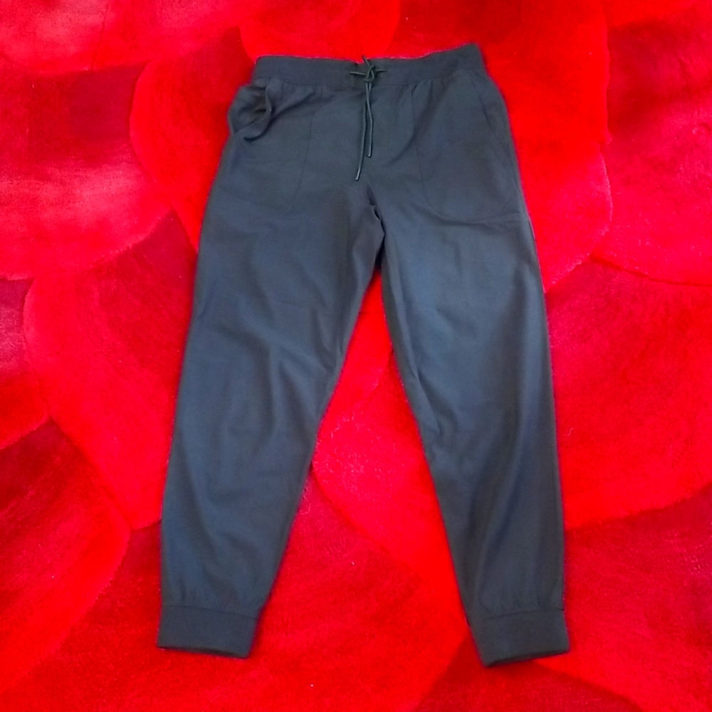Cute Black Polyester/rayon feel Joggers